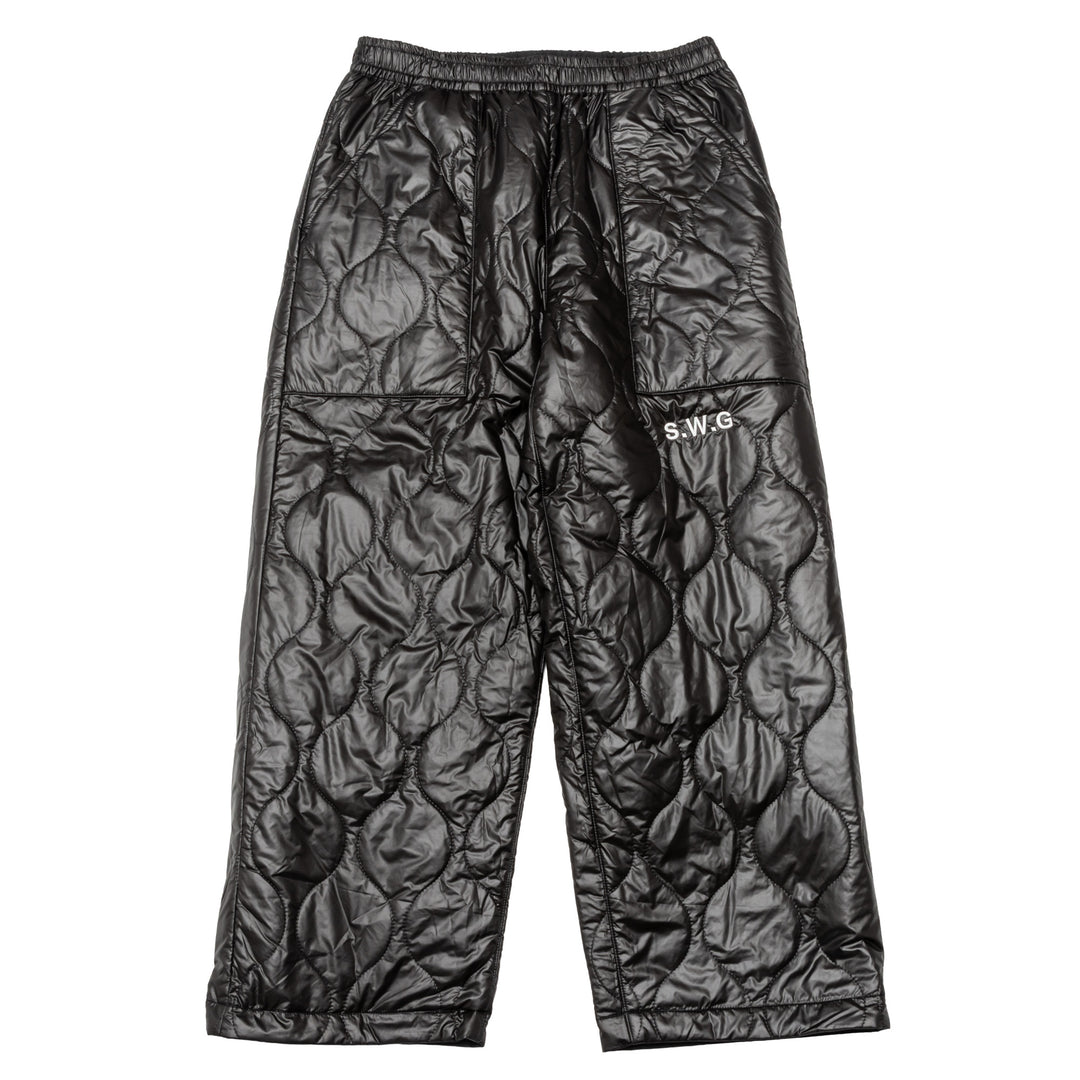 NYLON REVERSIBLE PANTS, BLACKxBLACK