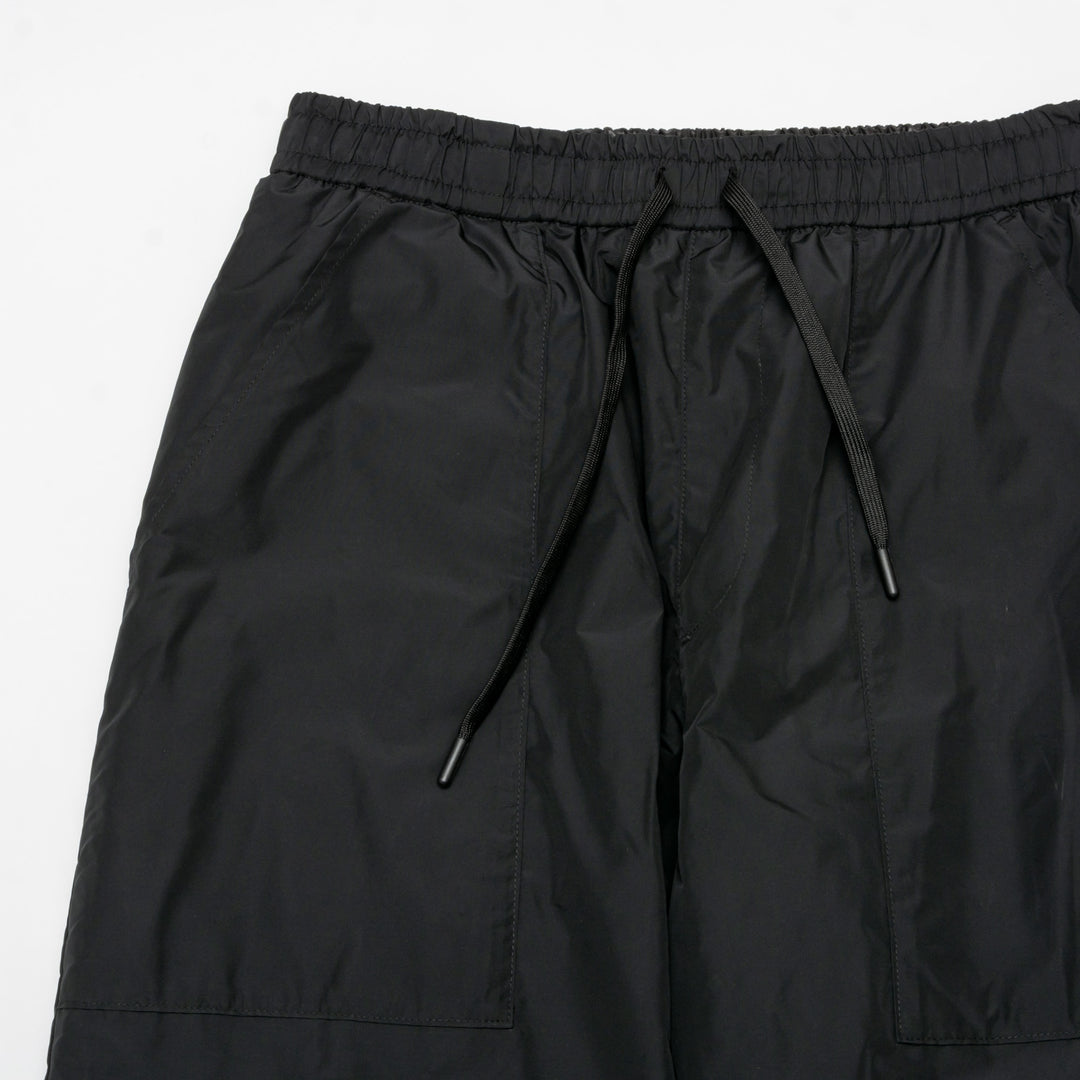 NYLON REVERSIBLE PANTS, BLACKxBLACK