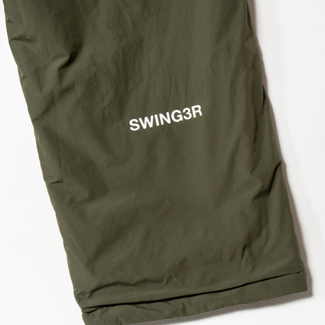 NYLON REVERSIBLE PANTS, KHAKIxGRAY