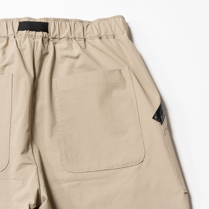 NYLON TRACK PANTS, BEIGE