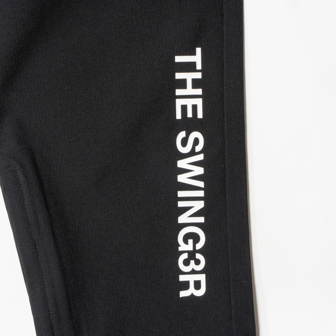 NYLON TRACK PANTS, BLACK
