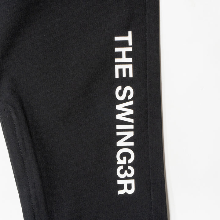 NYLON TRACK PANTS, BLACK