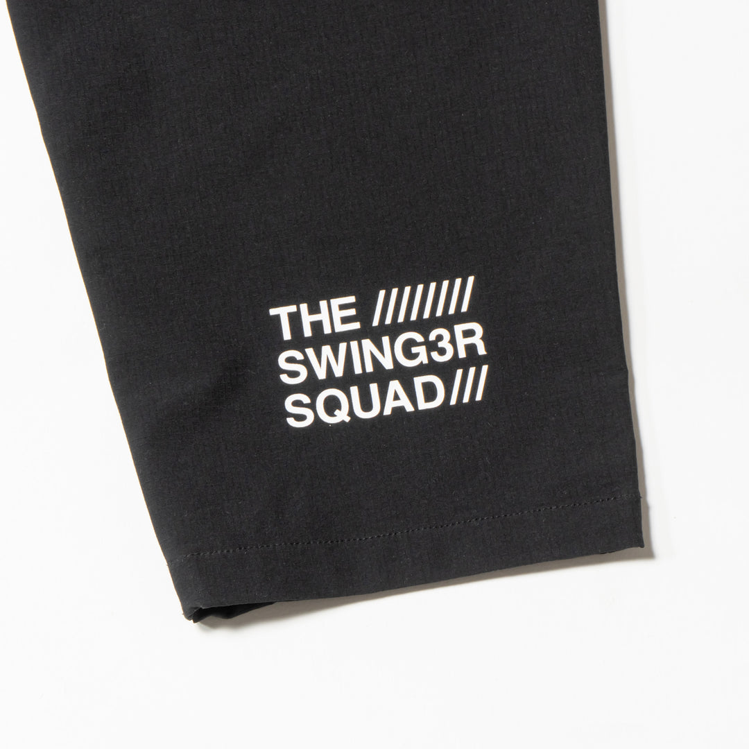NYLON TRACK PANTS, BLACK