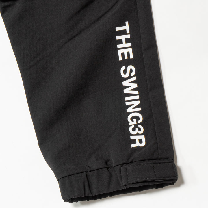 STRETCH NYLON PANTS, BLACK