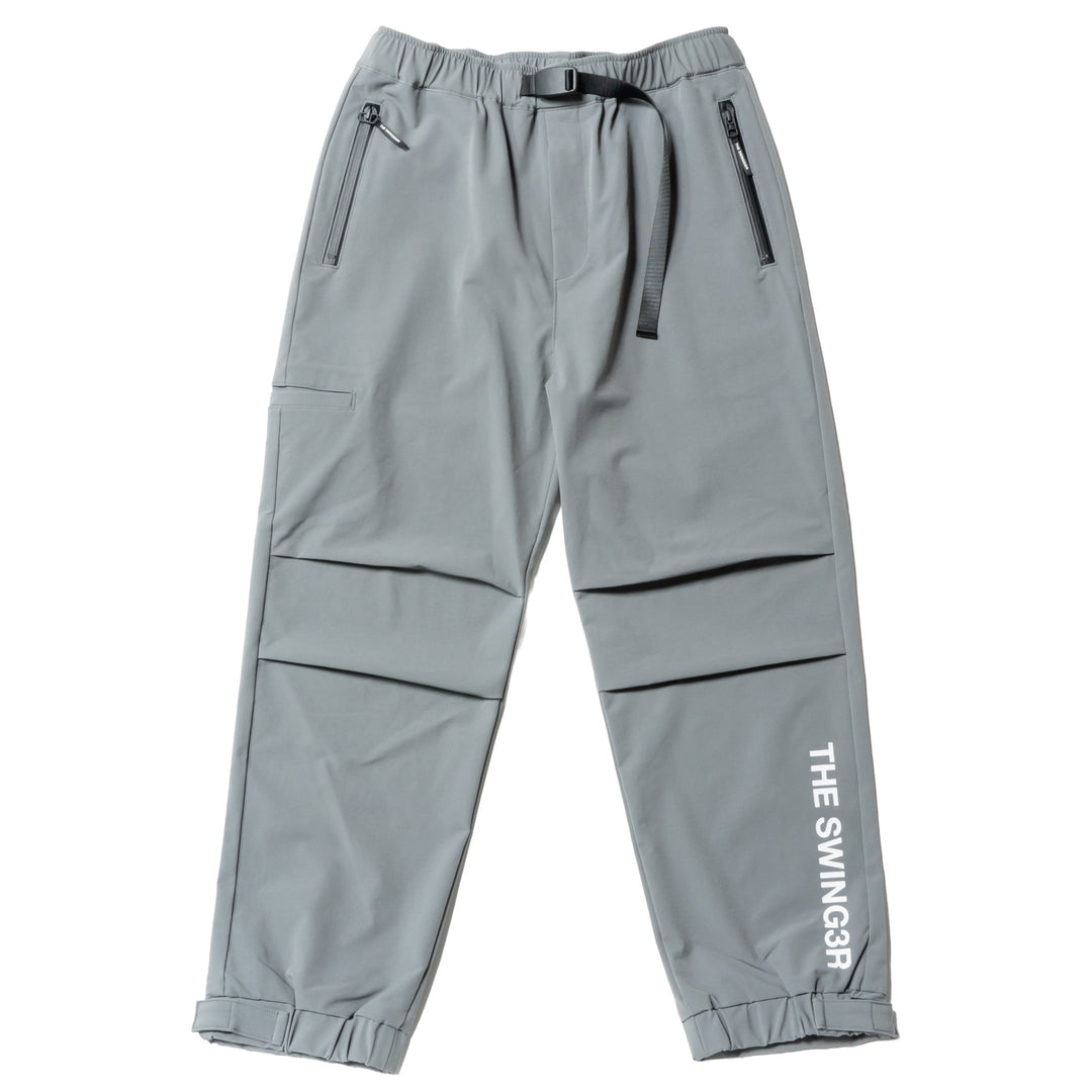 STRETCH NYLON PANTS, L.GRAY