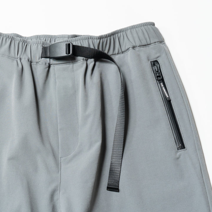 STRETCH NYLON PANTS, L.GRAY