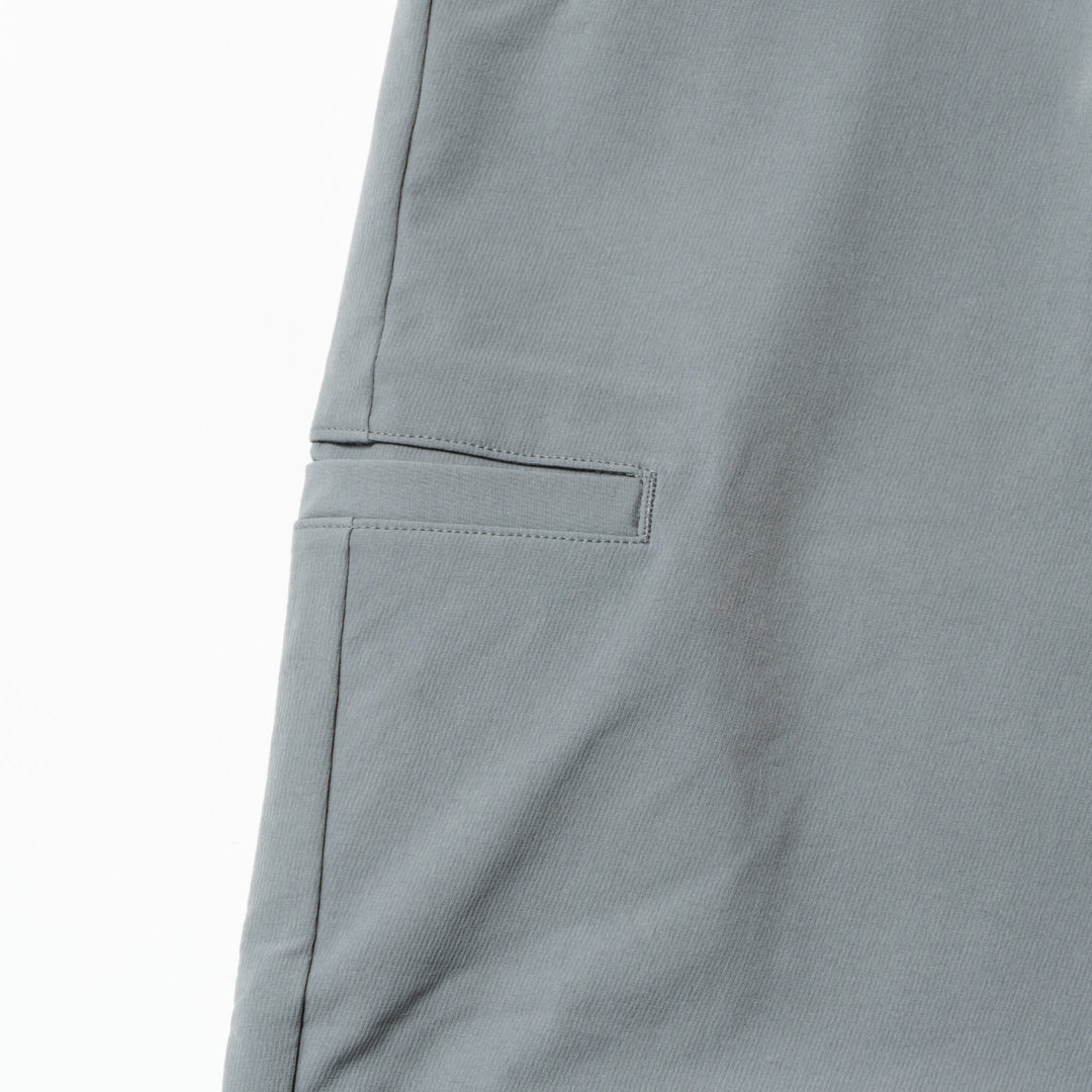 STRETCH NYLON PANTS, L.GRAY
