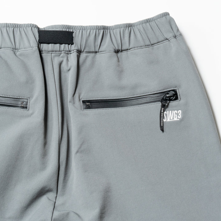 STRETCH NYLON PANTS, L.GRAY