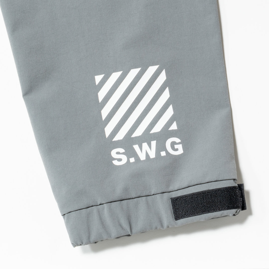 STRETCH NYLON PANTS, L.GRAY