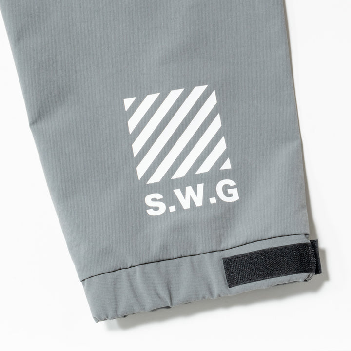 STRETCH NYLON PANTS, L.GRAY