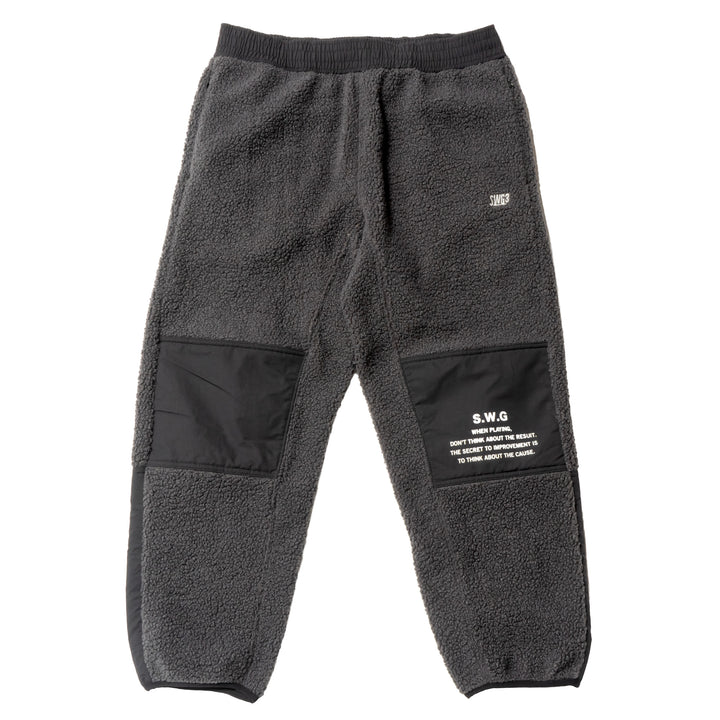 BLOCK BOA TRACK PANTS, L.BLACK