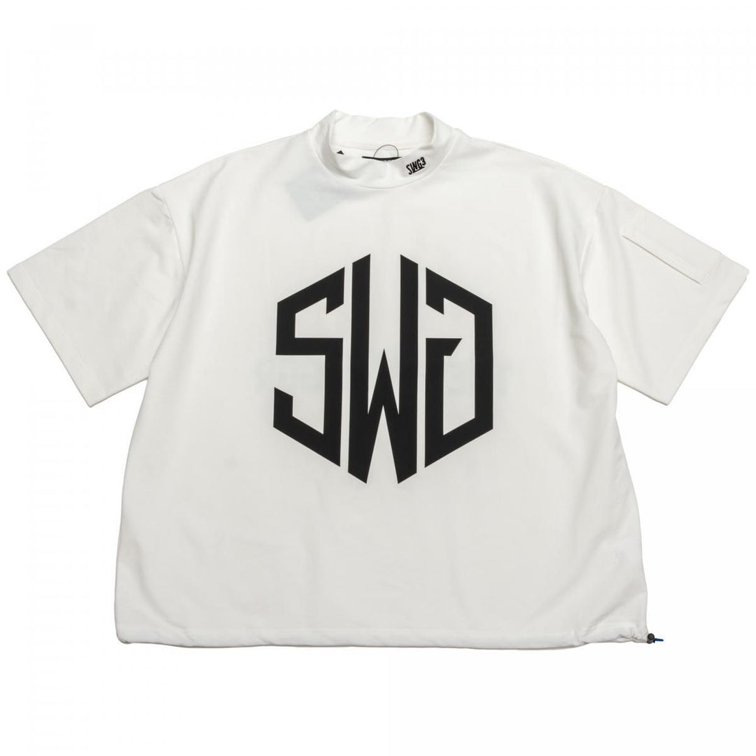 MOCK NECK - B, WHITEメイン画像