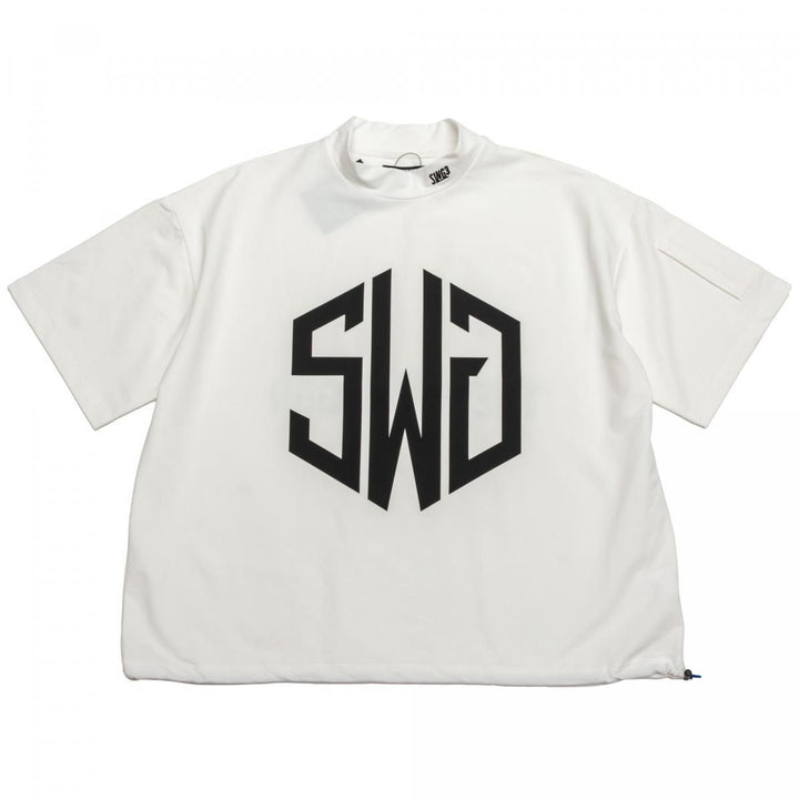 MOCK NECK - B, WHITEメイン画像