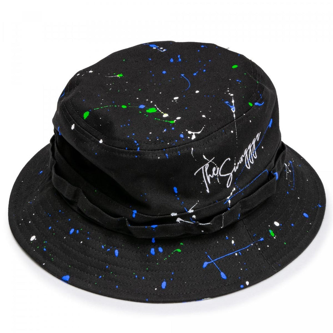 SWINGGGR, SWG BUCKET HAT, PAINTED, BLACKメイン画像