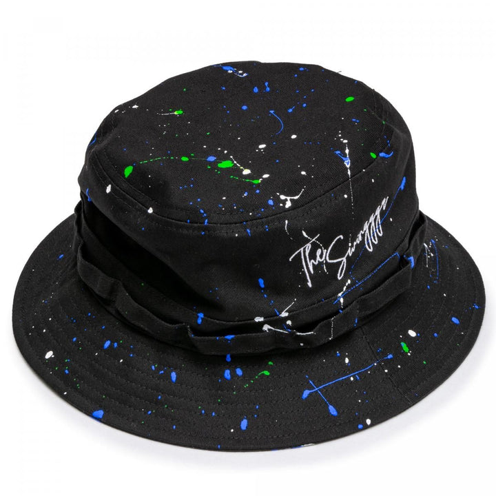SWINGGGR, SWG BUCKET HAT, PAINTED, BLACKメイン画像