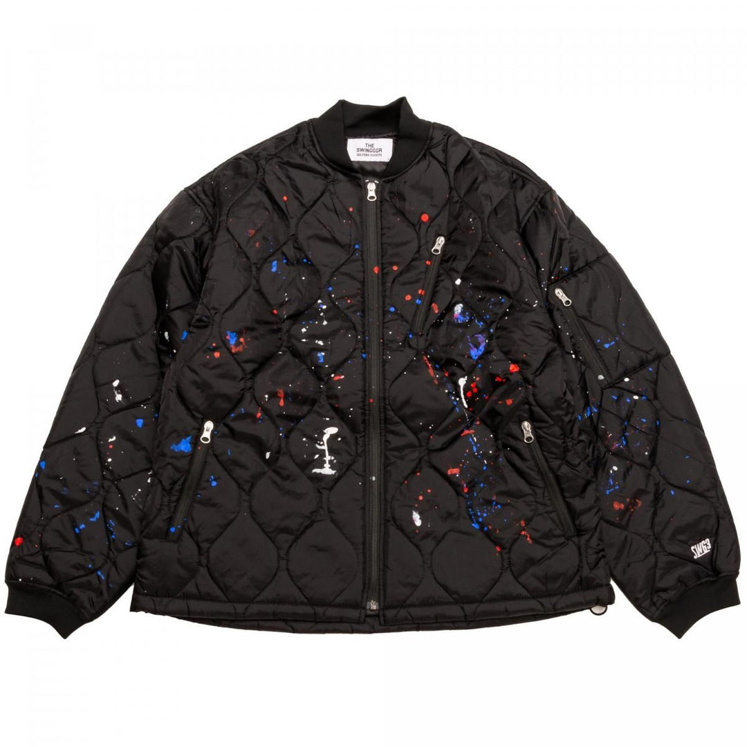 QUILT MA-1, PAINTED, BLACKメイン画像