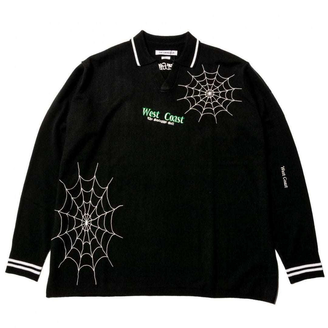 spider knit, blackメイン画像