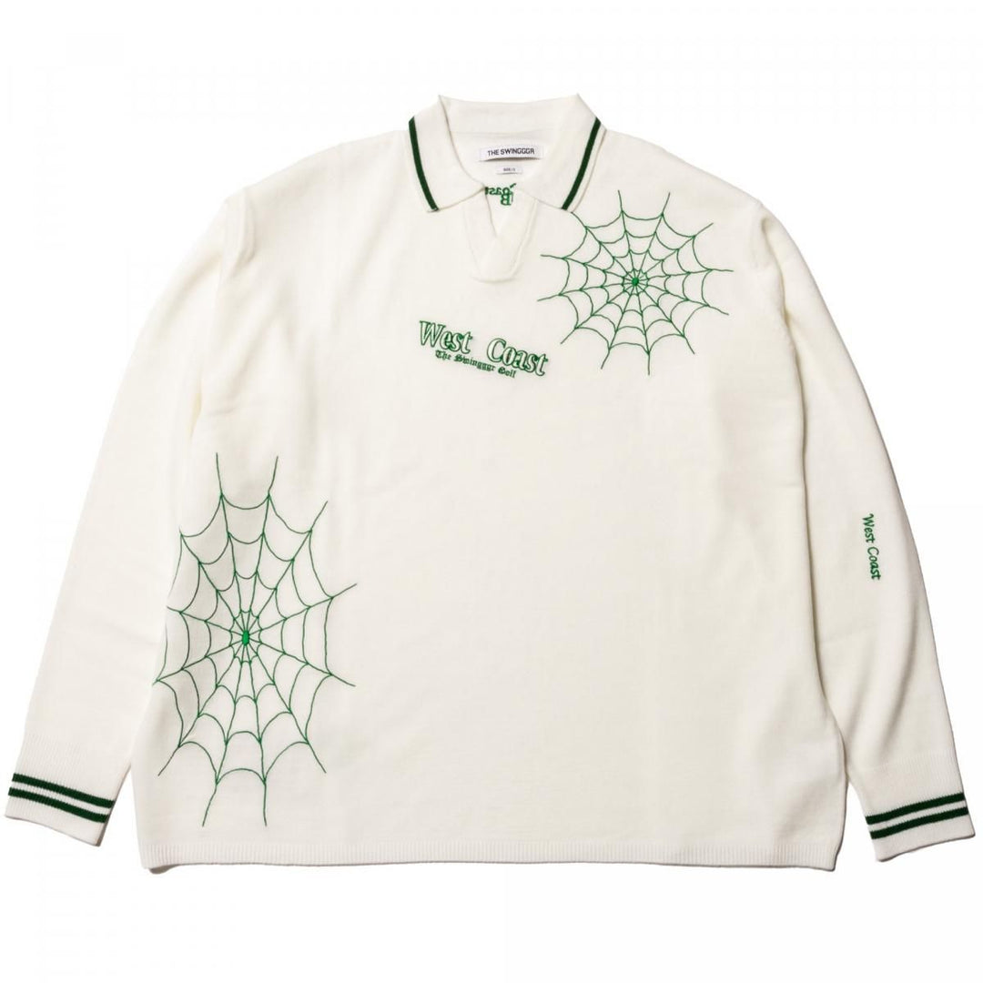 spider knit, off whiteメイン画像