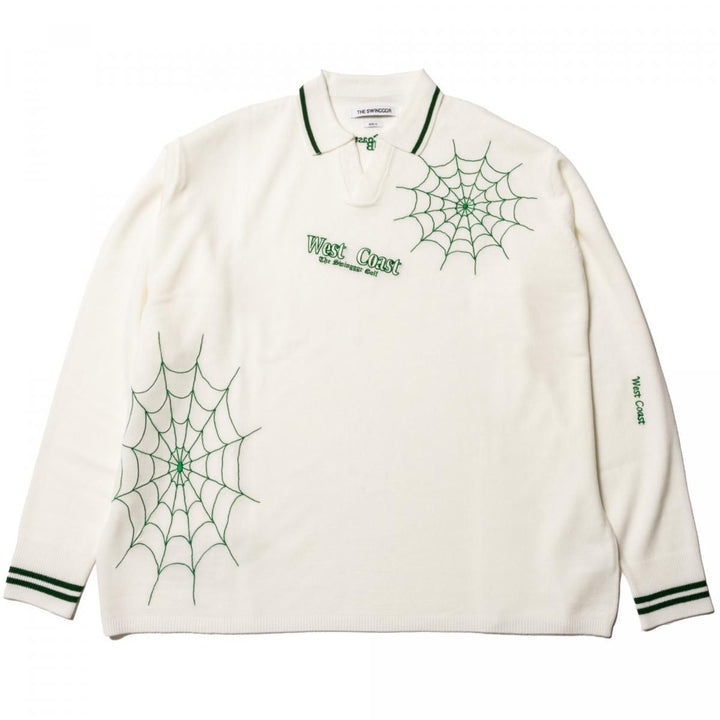 spider knit, off whiteメイン画像