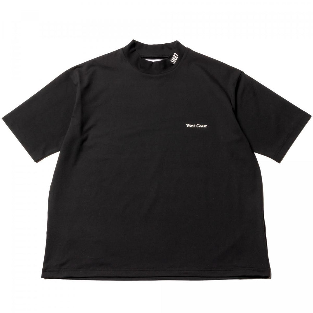 spider mock neck T-shirts, blackメイン画像
