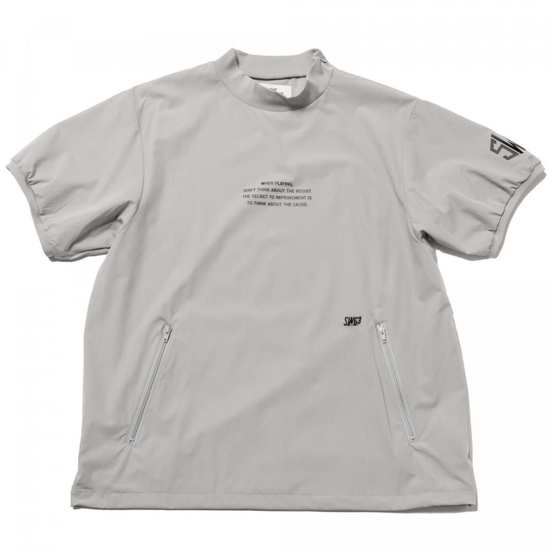 NYLON SHORT SLEEVE, L.GRAYメイン画像