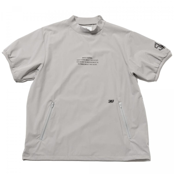 NYLON SHORT SLEEVE, L.GRAYメイン画像