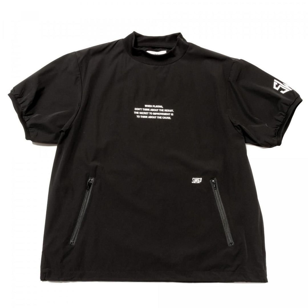 NYLON SHORT SLEEVE, BLACKメイン画像