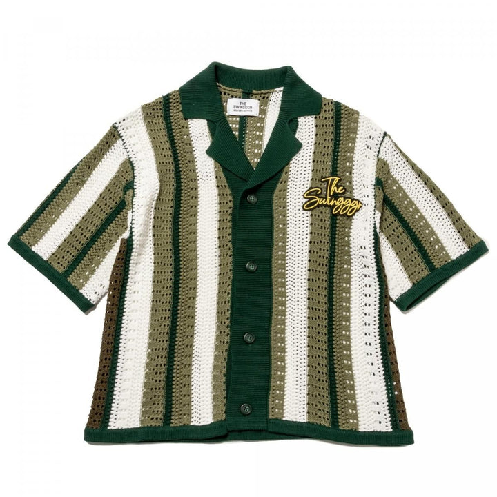 KNIT CARDIGAN, GREENメイン画像