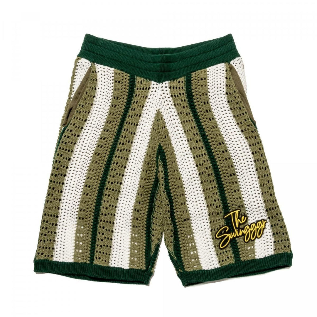 KNIT SHORTS, GREENメイン画像