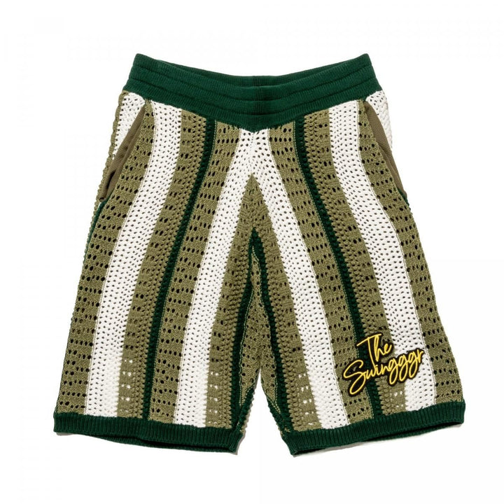 KNIT SHORTS, GREENメイン画像