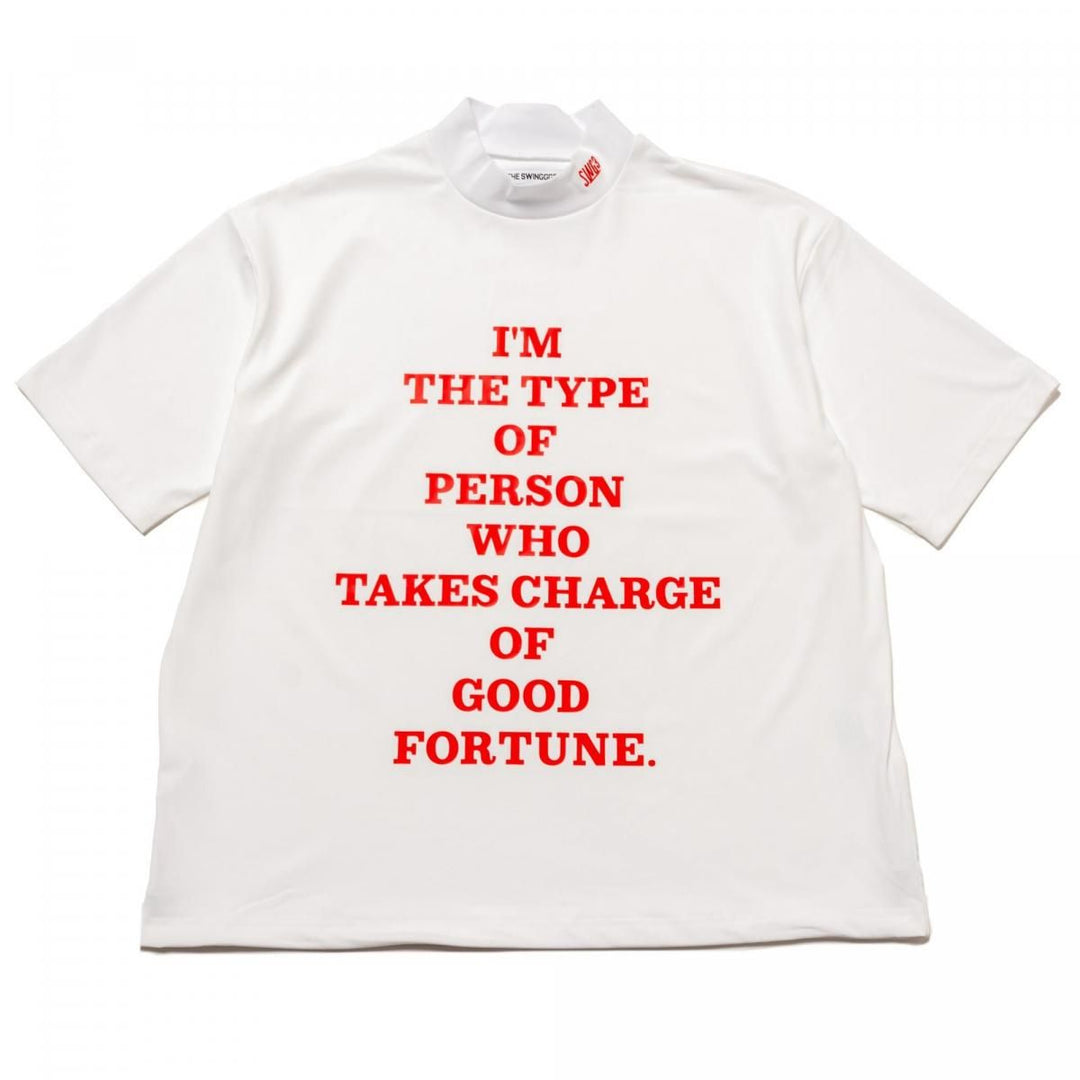 FOUTUNE MOCK NECK TEE, WHITEメイン画像