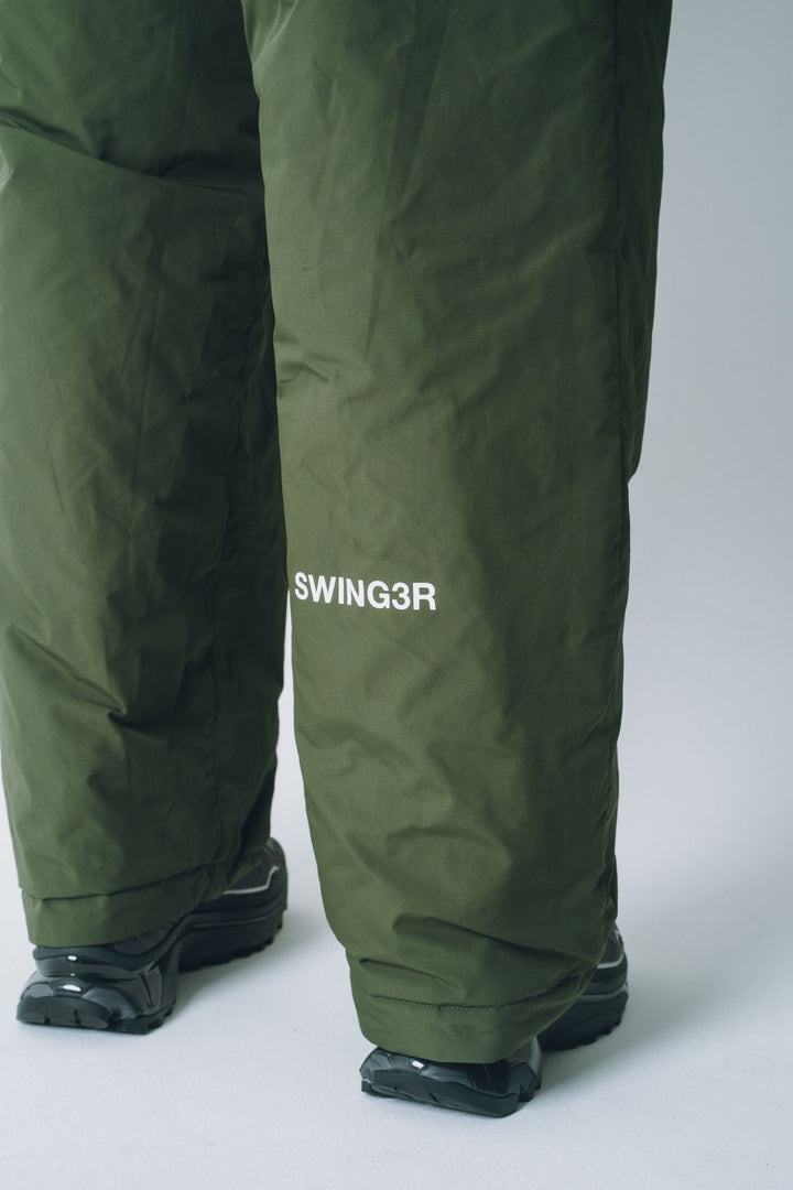 NYLON REVERSIBLE PANTS, KHAKIxGRAY