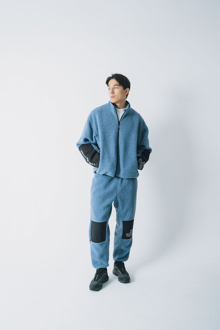 BLOCK BOA TRACK PANTS, BLUE