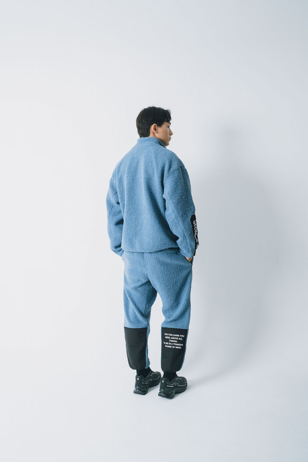 BLOCK BOA TRACK JACKET, BLUE