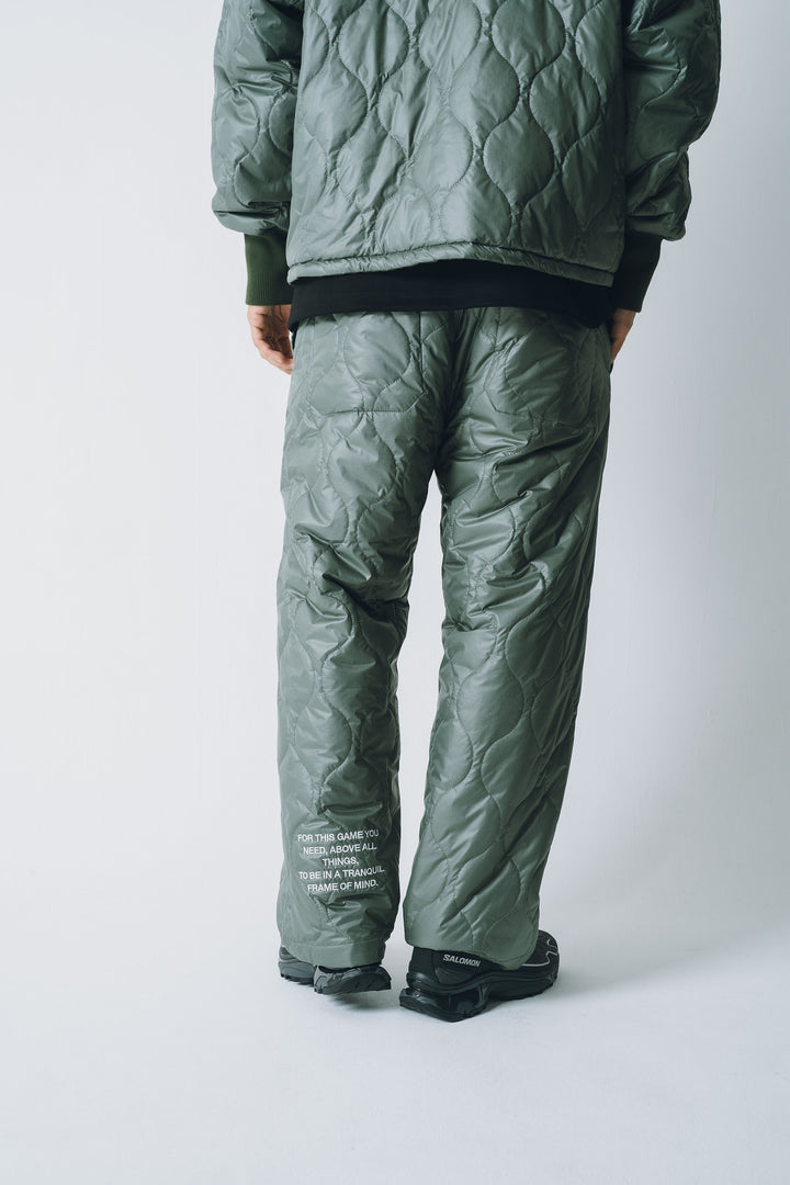 NYLON REVERSIBLE PANTS, KHAKIxGRAY