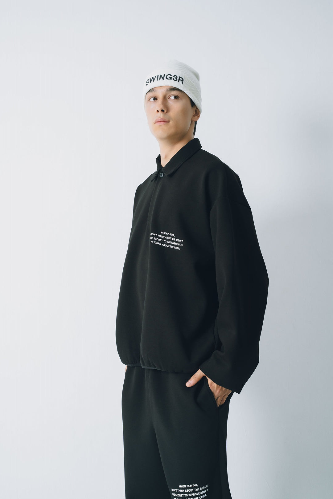 SWG AIR CORE POLO, BLACK