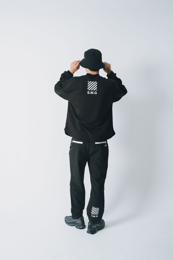 SWG PROJECT L/TEE, BLACK