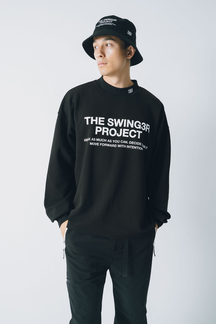 SWG PROJECT L/TEE, BLACK