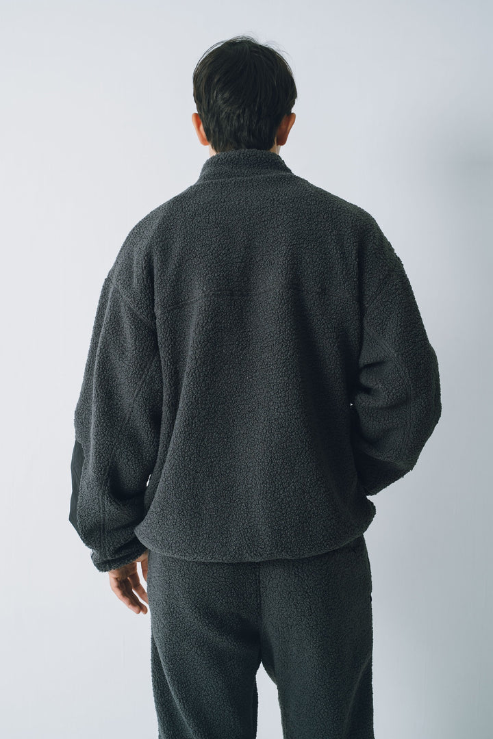 BLOCK BOA TRACK JACKET, L.BLACK