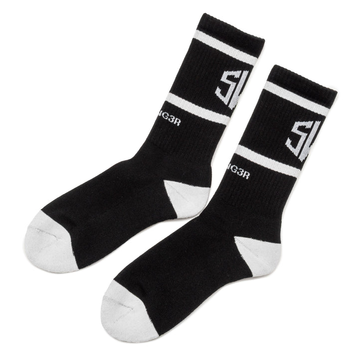 SWG LOGO LINE SOX, BLACK