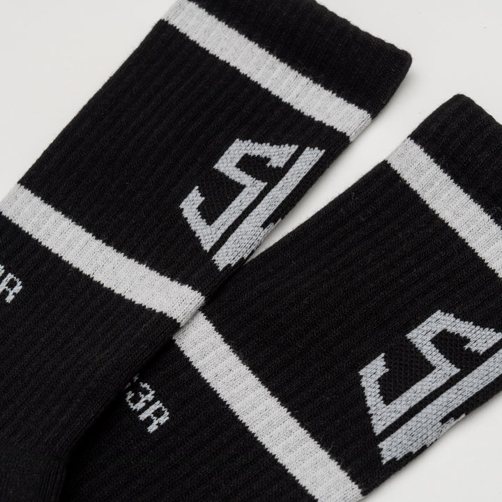 SWG LOGO LINE SOX, BLACK