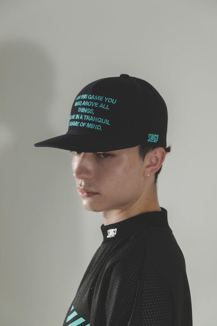 FRAME OF MIND B.B. CAP, BLACK