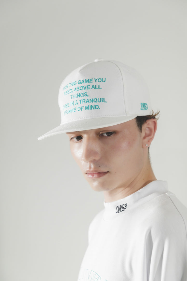 FRAME OF MIND B.B. CAP, WHITE