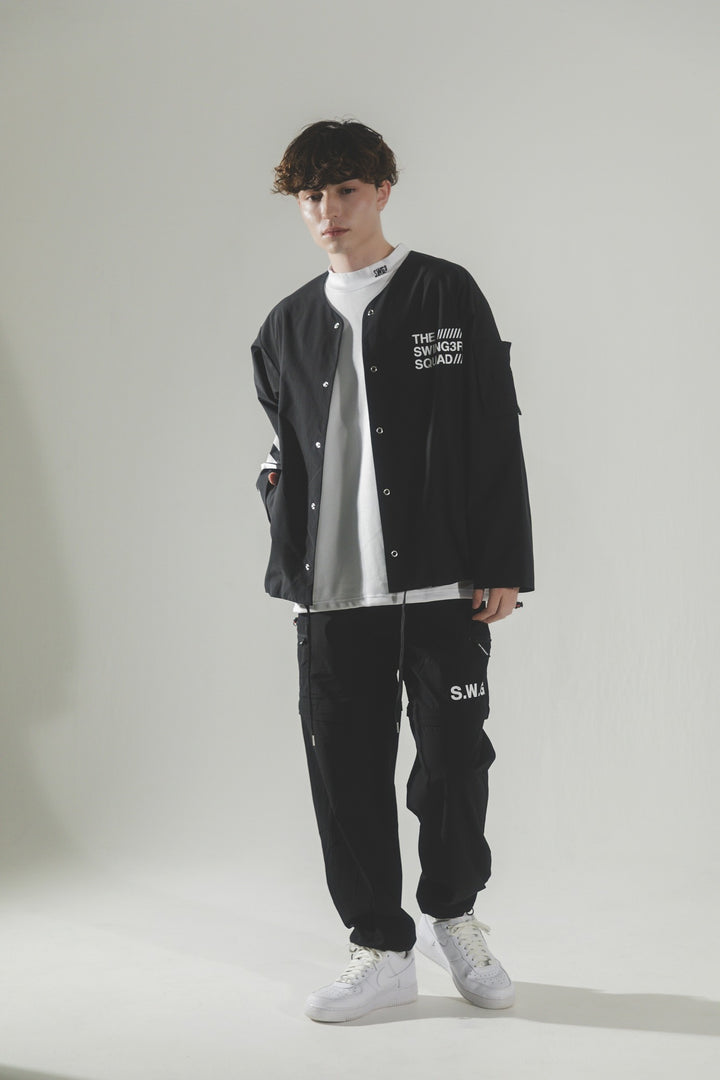 COLLARLESS JK, BLACK
