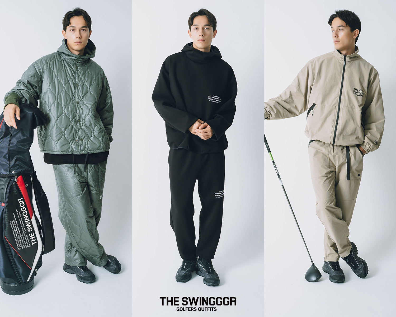 THE SWINGGGR VARSITY ジャケット ゴルフ ウェア ボンバー THE SWINGGGR GOLFERS OUTFITS | ゴルフウェア通販