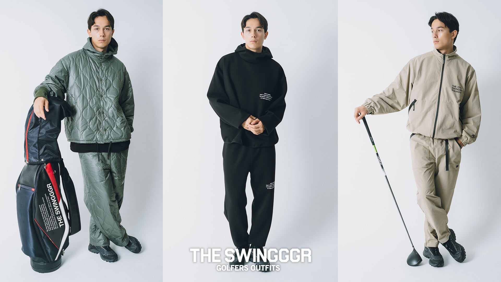 swinger ゴルフ柄 ジャケット ショートパンツ セットアップ M THE SWINGGGR GOLFERS OUTFITS | ゴルフウェア通販